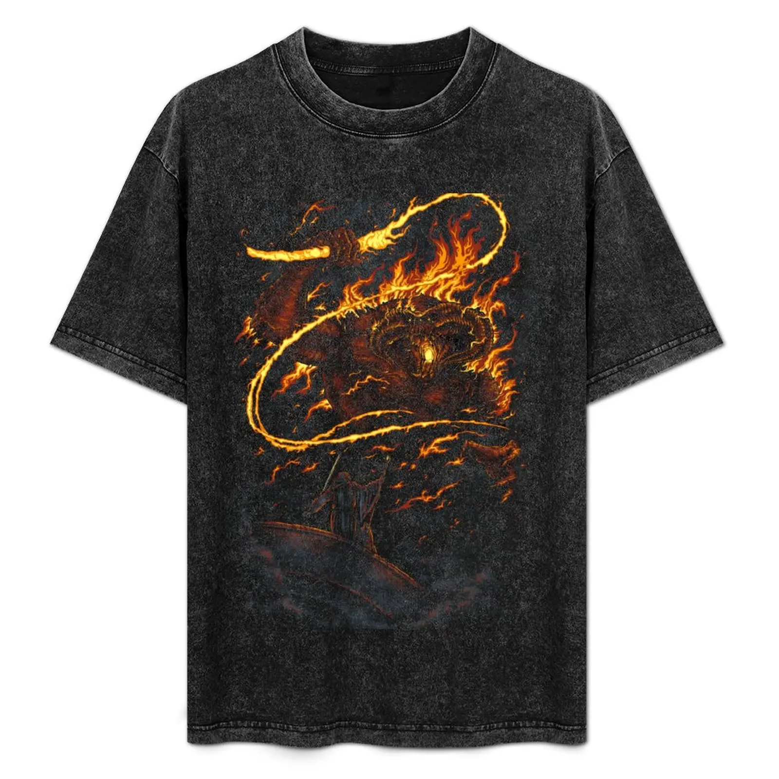 

Durins Bane T-Shirt Simple Line Art Print Tee
