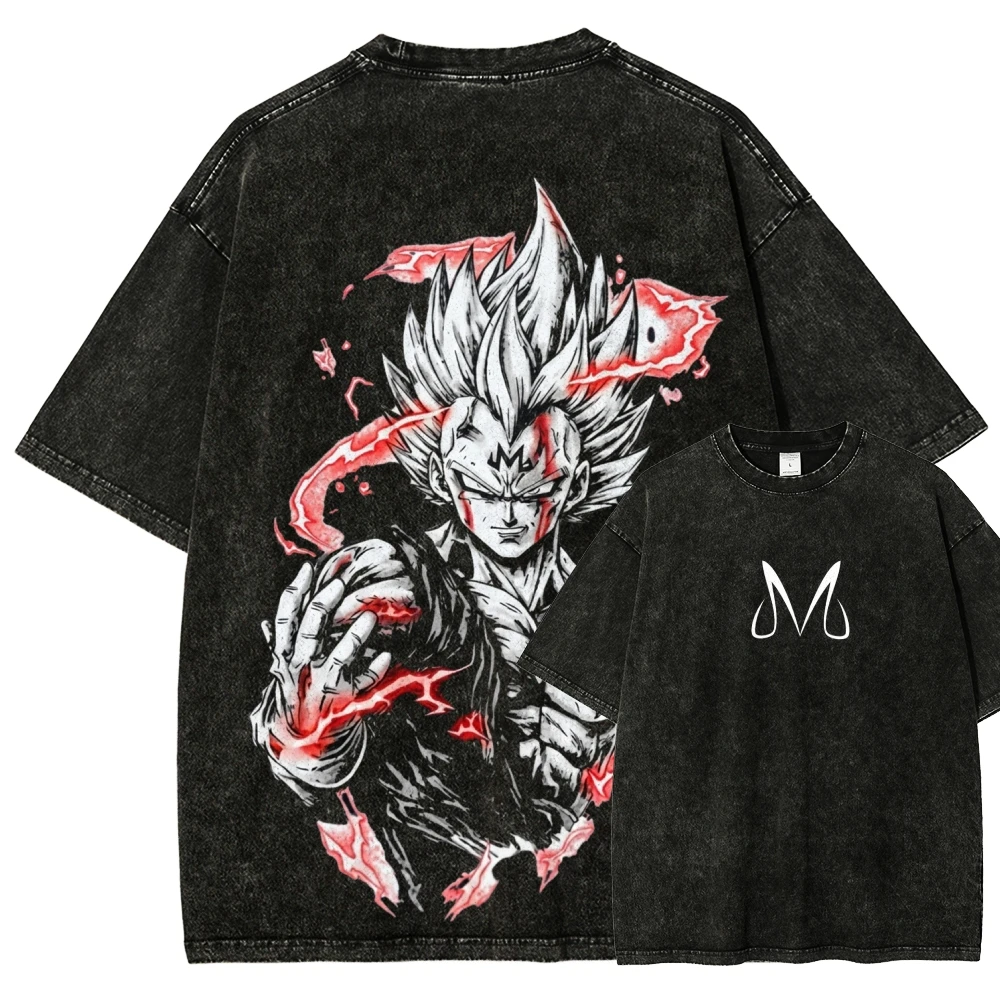 

Футболка Jujutsu Kaisen с Итадори Юдзи и Сукуной, винтажная, из выстиранного хлопка, унисекс, летняя, оверсайз, уличный стиль, с коротким рукавом, аниме, 2026