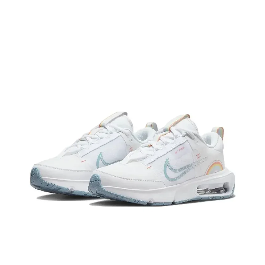 Nike Air Max INTRLK SE Sports Fashion GS Shock Absorption Low-top Casual Shoes White and Blue Men's and Women's Same DM1211-100