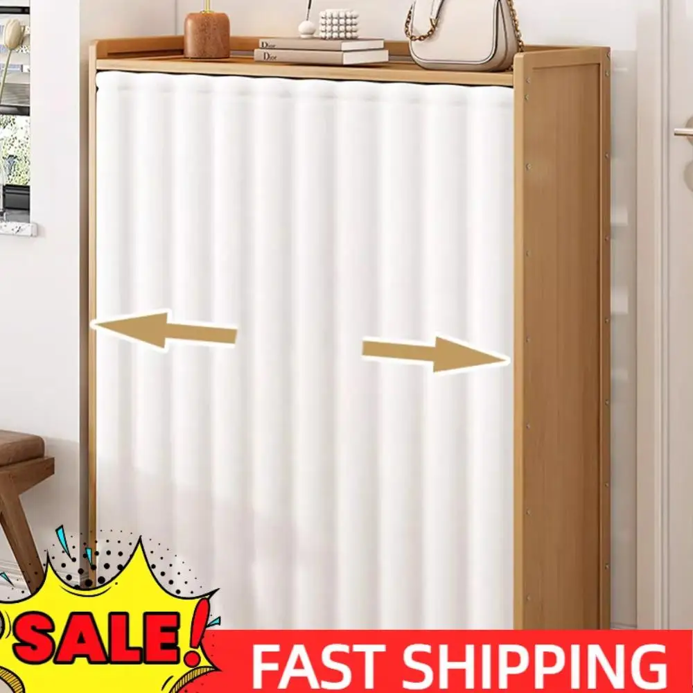 

6-уровневый простой шкаф для обуви, пылезащитные полки, деревянные полки для обуви, органайзер для обуви, органайзер для обуви для прихожей, гостиной, прихожей, дверного проема