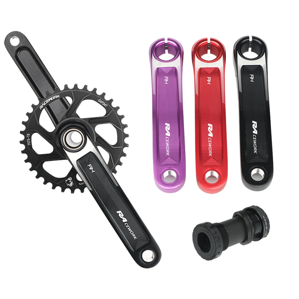 Mountain Bike Crank 170mm MTB Bicycle Crankset 3 Degree Offset 32/34/36/38T Narrow Wide Chainring For SRAM XX1 XO1 X1 GX XO GXP