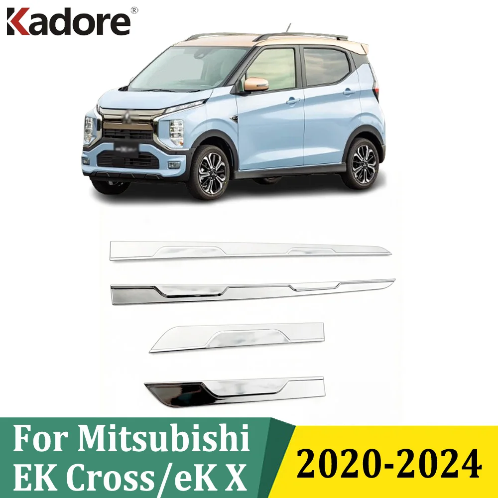 

For Mitsubishi EK Cross(eK X) 2020 2021 2022 2023 2024 Side Door Body Molding Line Cover Trim Protector Exterior Car Accessories