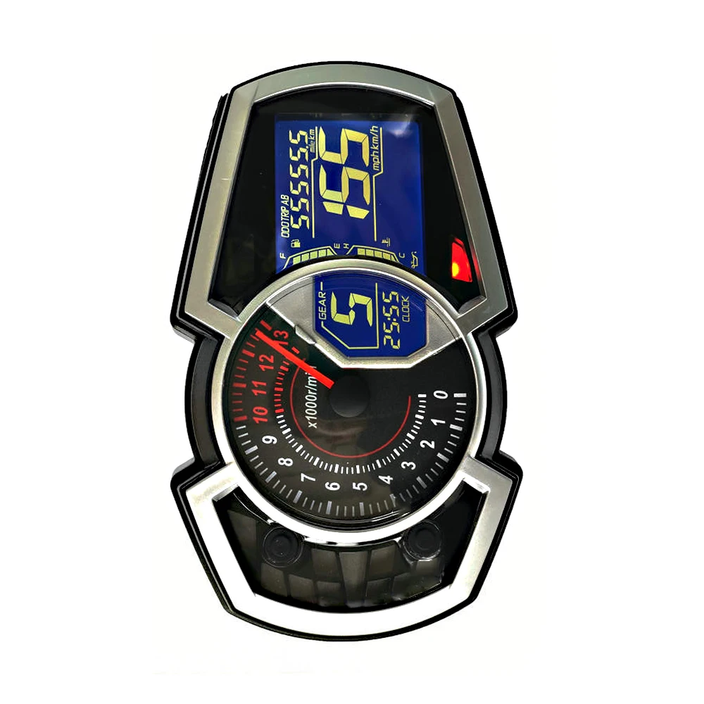 Motorcycle LED Speedometer Odemeter Tachometer Oil Gauge Digital Meters Moto Dashboard for Kawasaki Ninja 650
