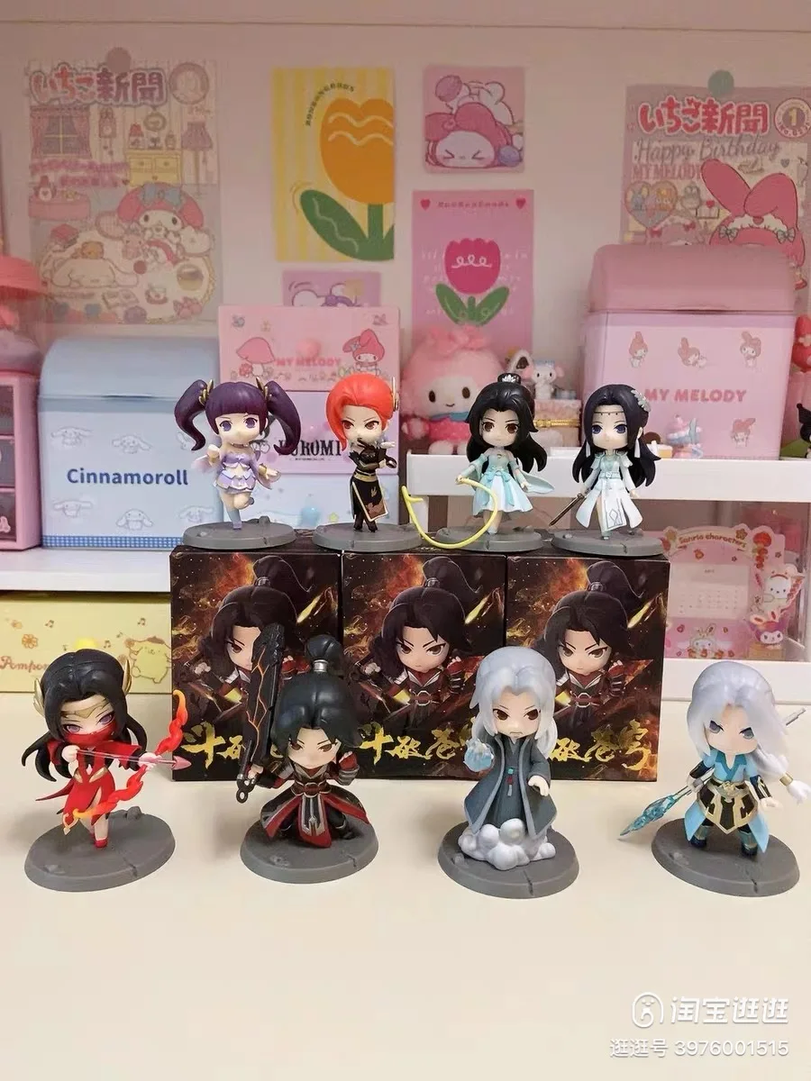 Blind Box Fights Break Sphere Battle Through The Heaven Mystery Box Kawaii Rpg Mini Figure Surprise Box Kids Cute Anime Toys  To