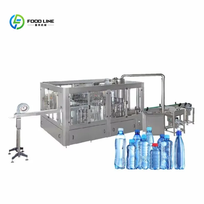 Customized Bottled Mineral Water Drinking Water Purified Water Three in One Fully Automatic Filling Machine