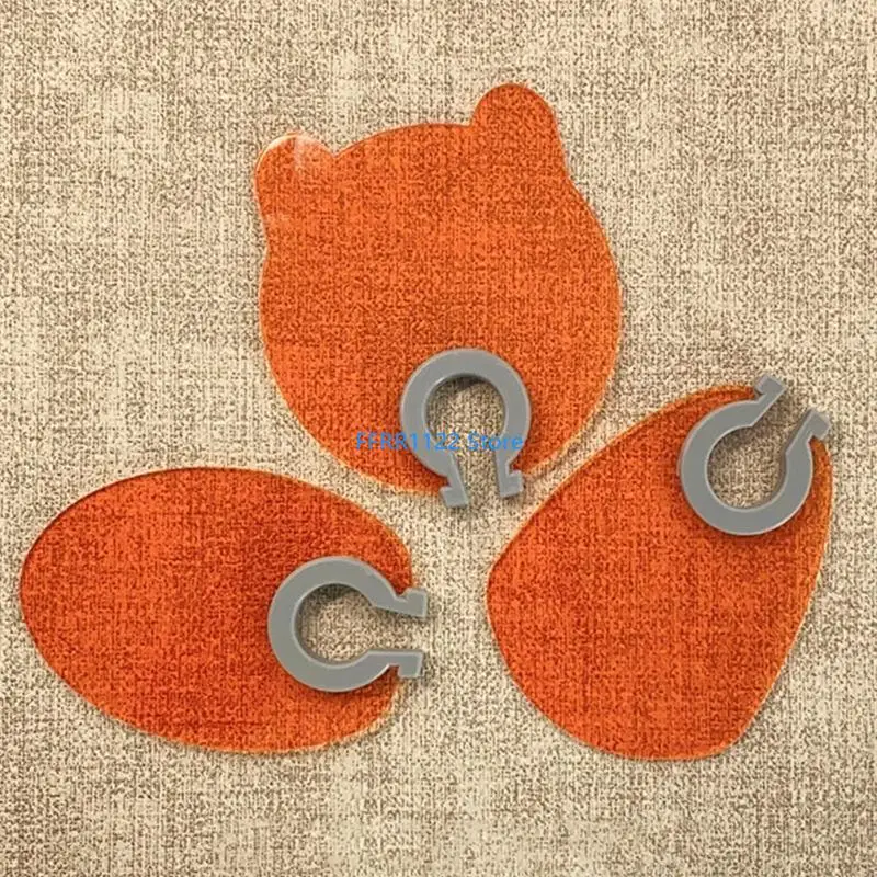 Y1UF عملي ودية على شكل دب مصباح مسمار درع حماية العين قابل للتعديل لمحبي مانيكير ومستخدمي مصباح مكتبي