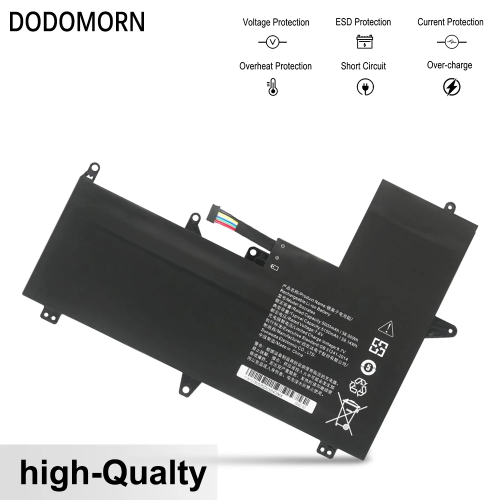 DODOMORN لـ Lenovo XiaoXin 12 Socrates 5bl54987 بطارية كمبيوتر محمول 107.5 V 39.14wh mAh ضمان عالي الجودة لمدة عامين في المخزن