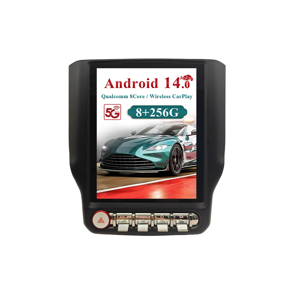 

10,4 дюйма для Dodge Ram 2019-2021 Автомобильный авто carplay Android 14 Радио Мультимедийный плеер GPS-навигация с сенсорным экраном Головное устройство