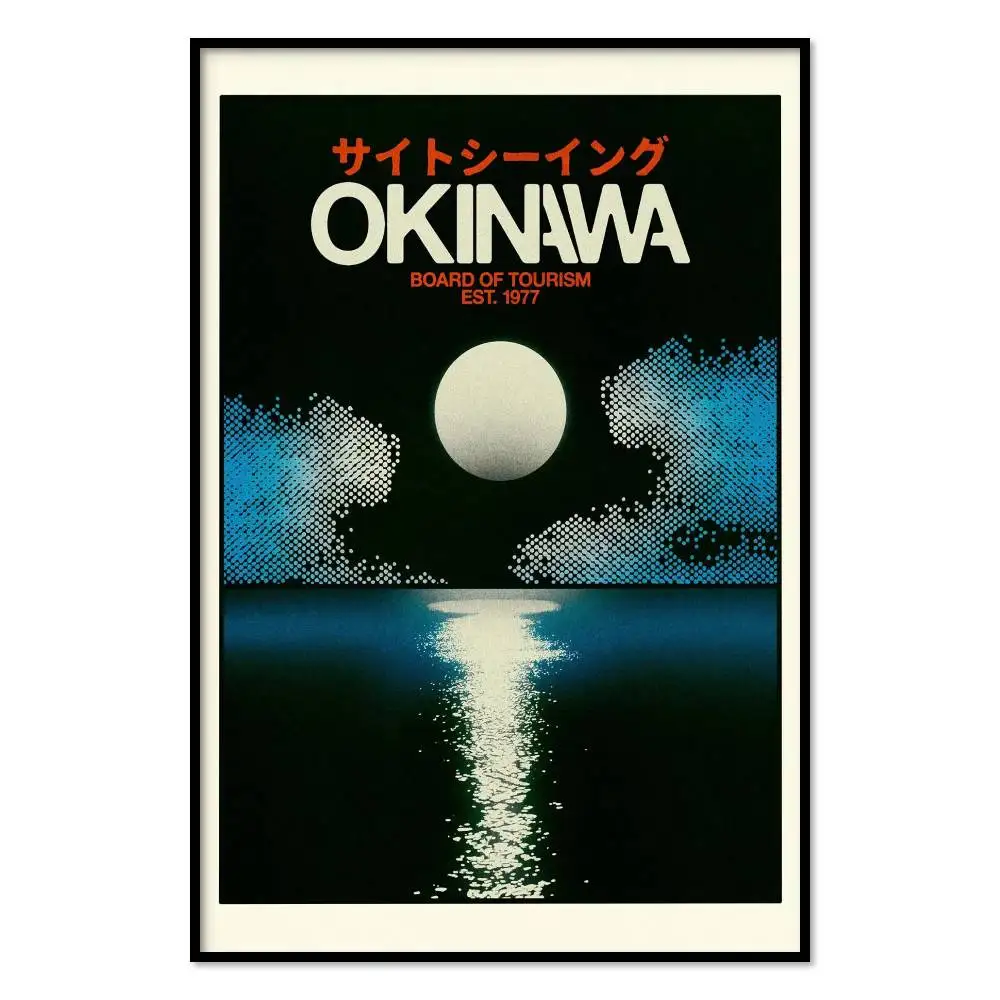 Okinawa 4 Poster Paper Print Home Living Room Bedroom Entrance Bar Cafe Art Painting Decoration