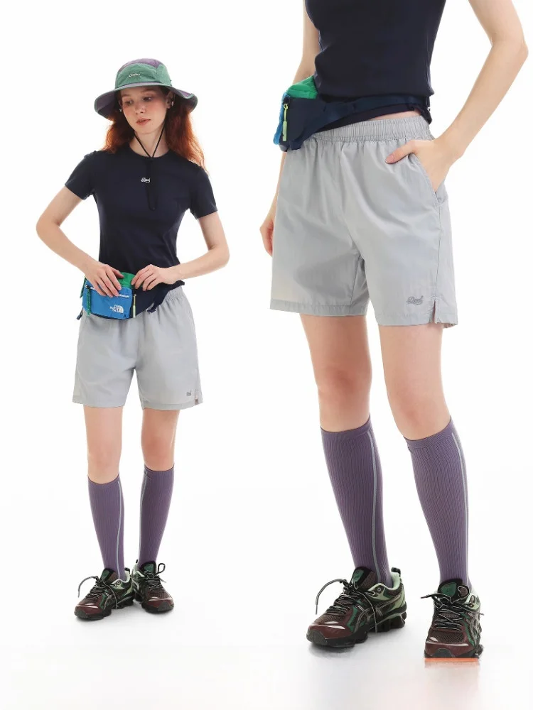 

DSU Nylon Lightweight Loose Beach Pants Short Shorts Women Color Sports Pants Slimming Summer 2026 Casual Trousers