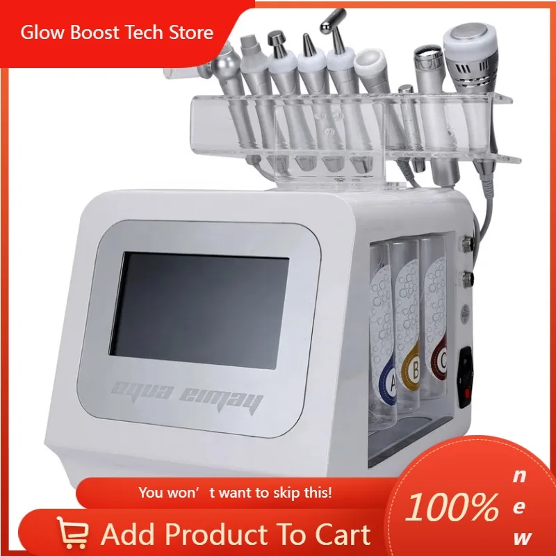 

GB9 в 1, многофункциональное оборудование для глубокого очищения лица, гидроомоложение кожи, радиочастотное оборудование для подтяжки лица