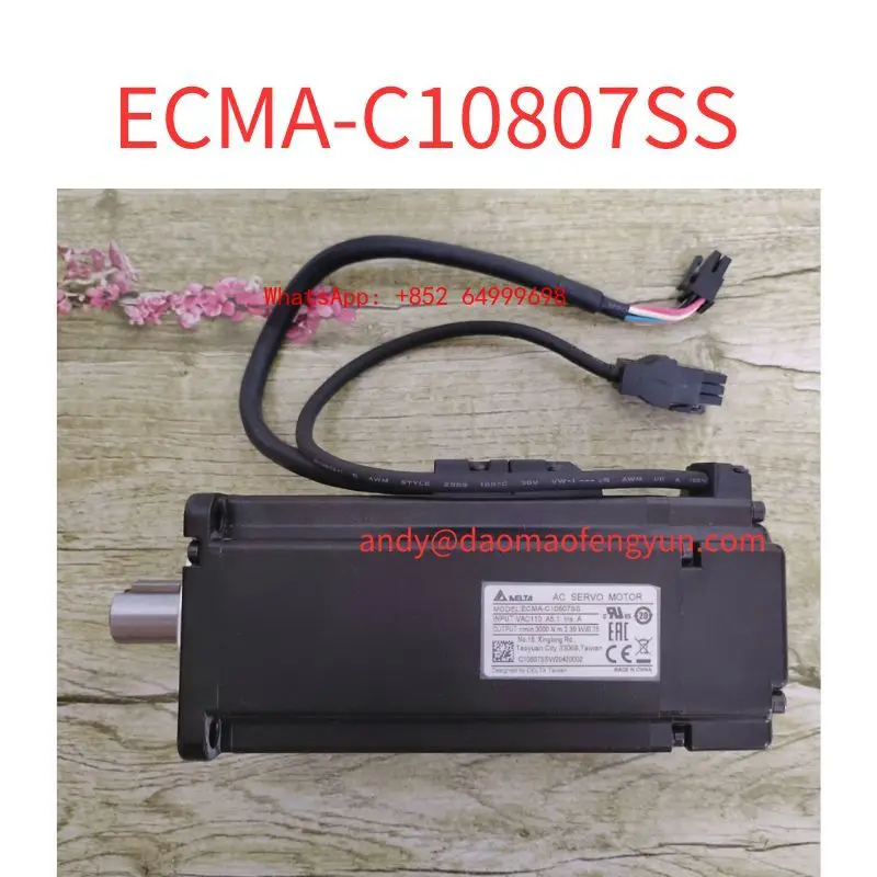 

Second-hand Servo motor ECMA-C10807SS power 0.75KW test OK