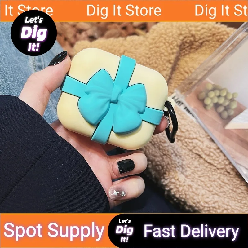 

Tiffany Blue Gift Box Design Earphone Case for Redmi Buds 5 Elegant Protective Cover Perfect Fit Premium 3C Gadget Gift Idea