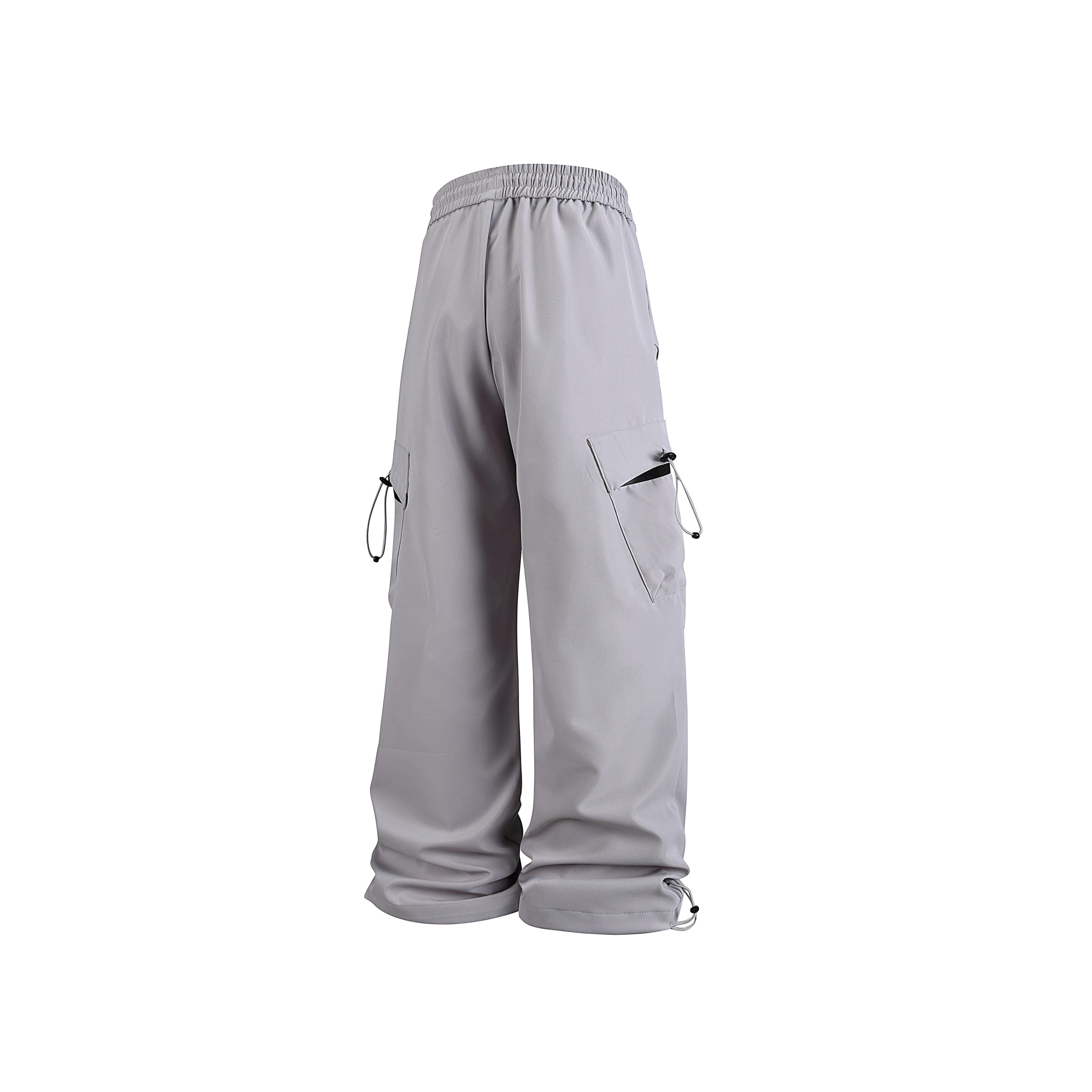 

Light grey ice silk pants, men's thin quick-drying paratrooper work pants, sports mountaineering and windbreak pants