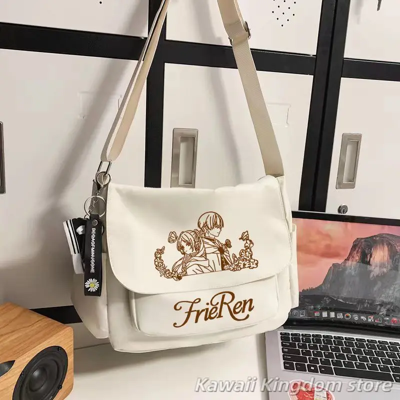 

Frieren: Beyond Journey's End Frieren Cosplay Theme Backpack School Bag Student Knapsack Anime Cosplay Handbag Messenger Bag
