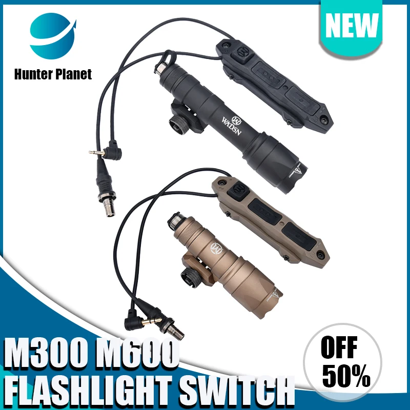 Wadsn Surefir M600 M600C Hunting Weapon Light M300 M300A Airsoft Gun Rifle 20mm Rail Accessories LED Outdoor Flashlight