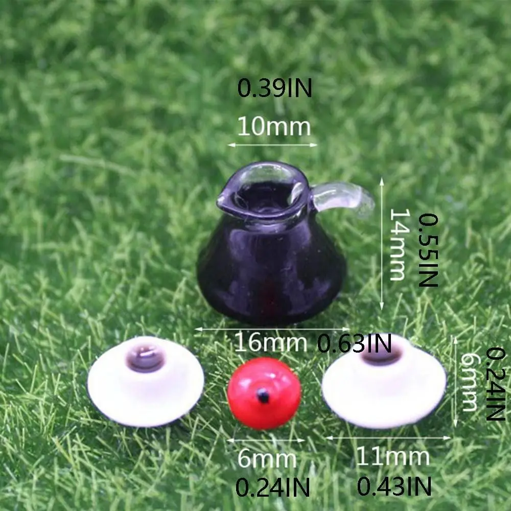 Accessoires pour poupées en résine, jus d'orange, boisson, carafe, tasse, mini accessoires pour poupées, modèle de boisson miniature, échelle 1/12