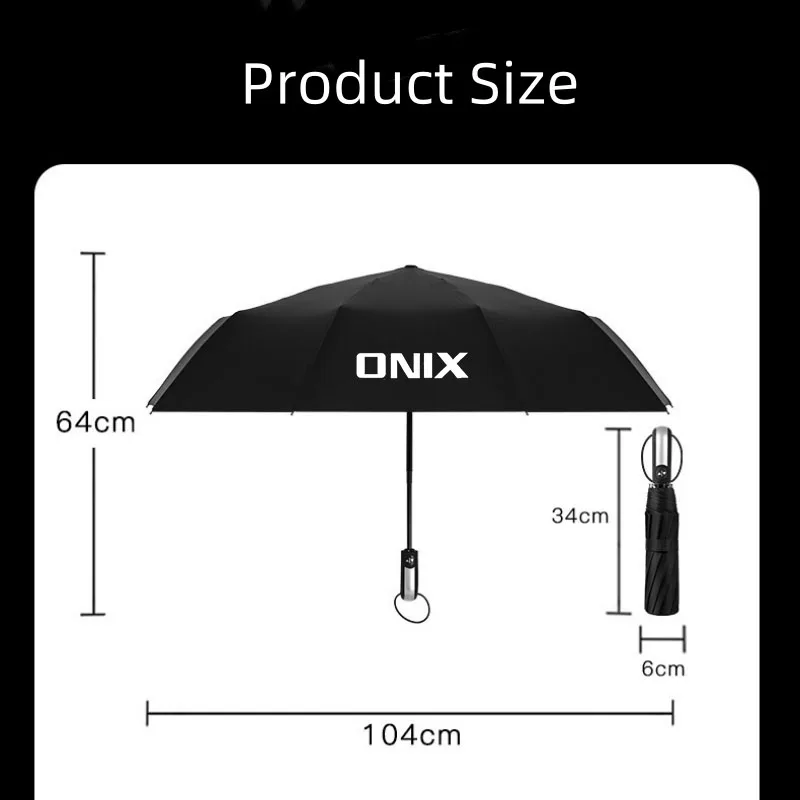 Car Automatic Folding Windproof Sunshade Umbrella For ONIX Auto Accessories