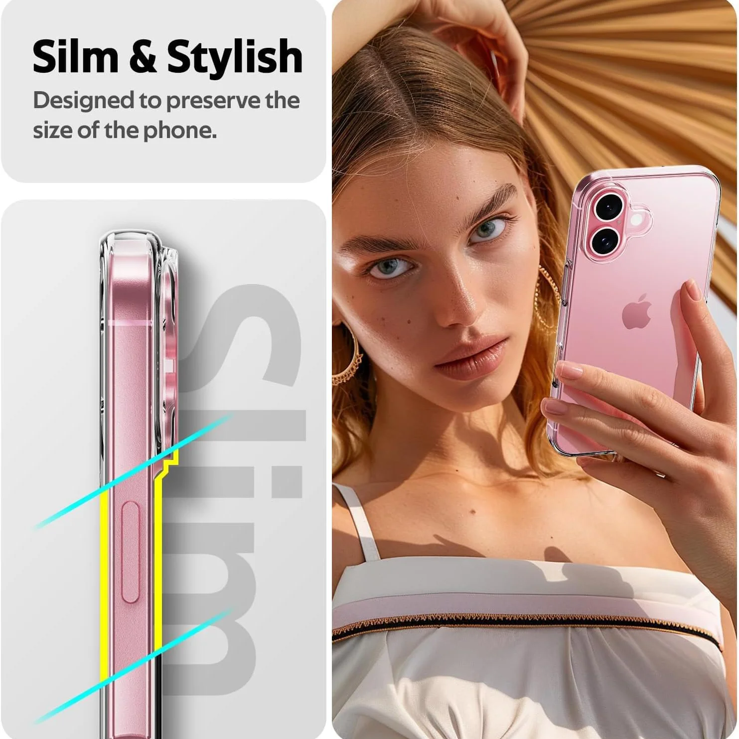 Luxury Ultra Thin Silicone Case For iPhone 16 15 14 13 Pro Max 12 Mini 11 Pro XS Max XR X 16 Plus Transparent Soft Back Cover