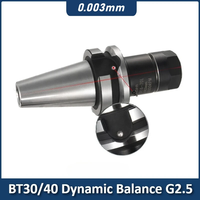 

BT30/40 Dynamic Balance G2.5 High Speed ER Milling Shank 0.003 High Precision CNC Machining Center ER16 ER20 ER25 ER32 Collet