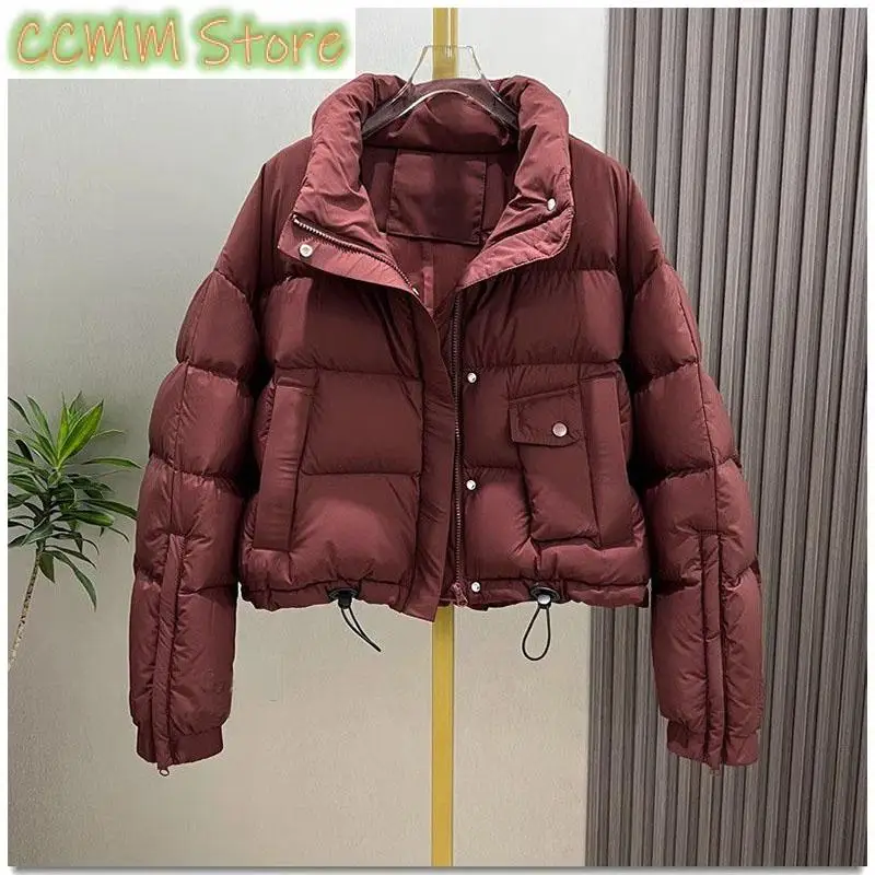 Winter New Women Fashion Loose Thick And Warm Bread Jacket Padded Parkas Lady Short Down Cotton Jacket