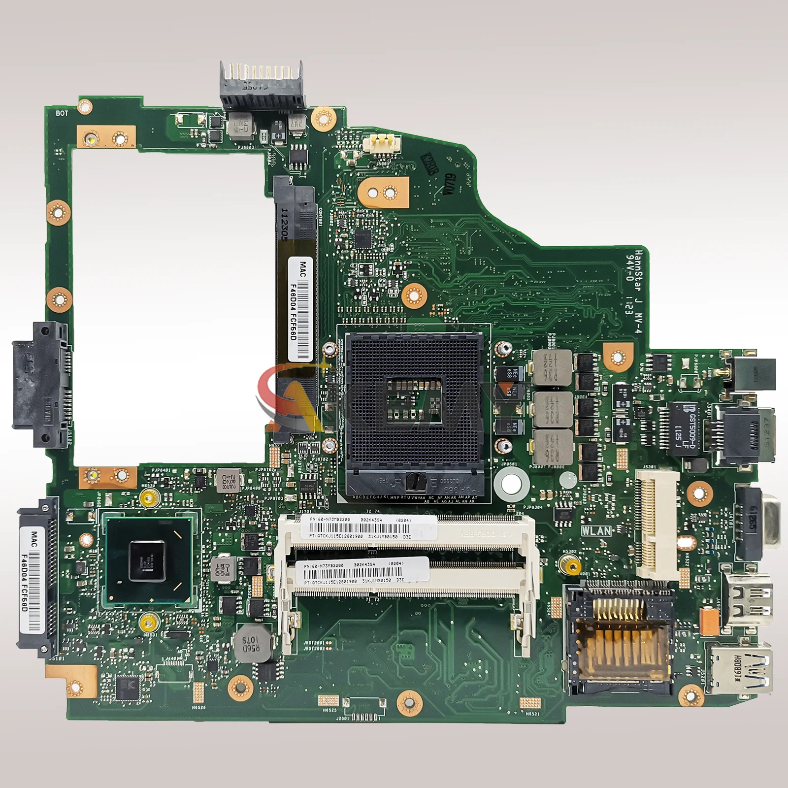 Материнская плата K43SA для ноутбука ASUS K43SM K43SJ K43SD K43S A43S X43S K43SV, материнская плата для ноутбука в наличии, 100% тестирование, ОК, быстрая доставка