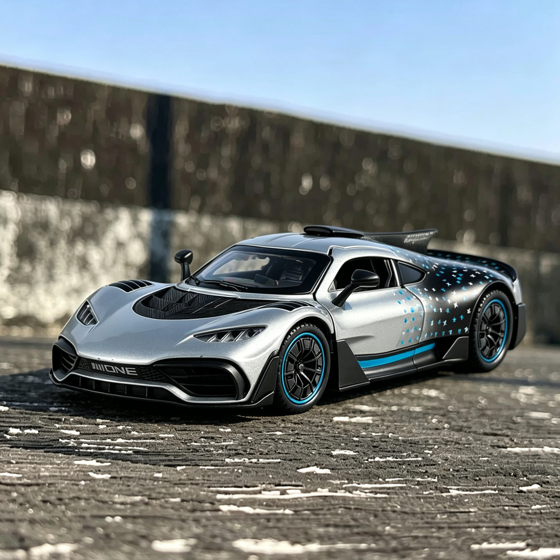 1:32 ONE Hellcat RX7 F80 Super SUPRA GT4 Sports Car Alloy Diecast Model Car Sound Light Pull Back Car Decoration Hobby Collect