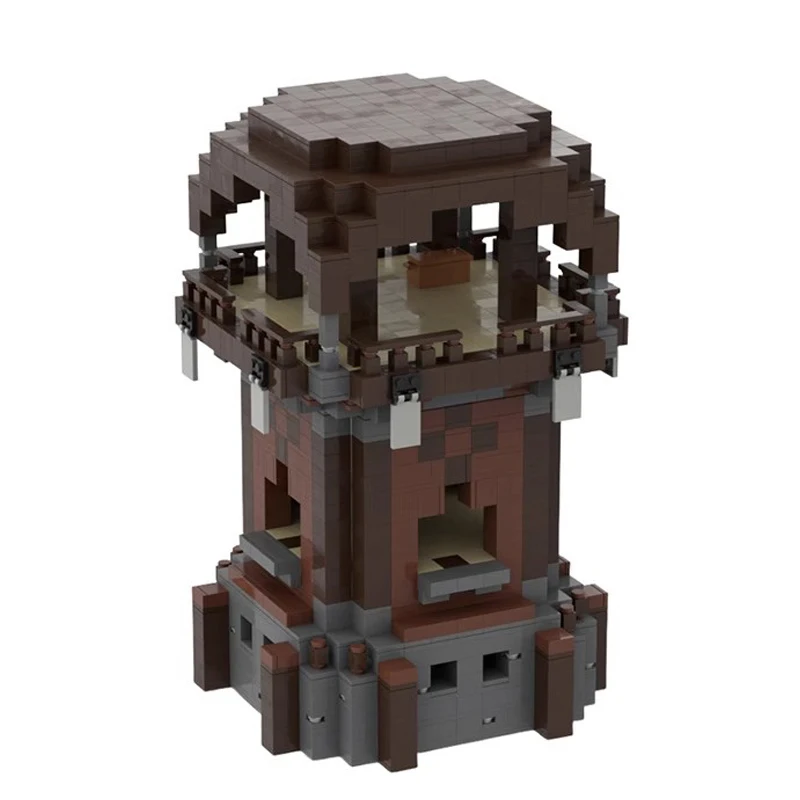 Bricklink Ideas City Village House MOC UCS My World Pillager Outpost 21278 Architektur-Sets Bausteine Spielzeug Weihnachtsgeschenk