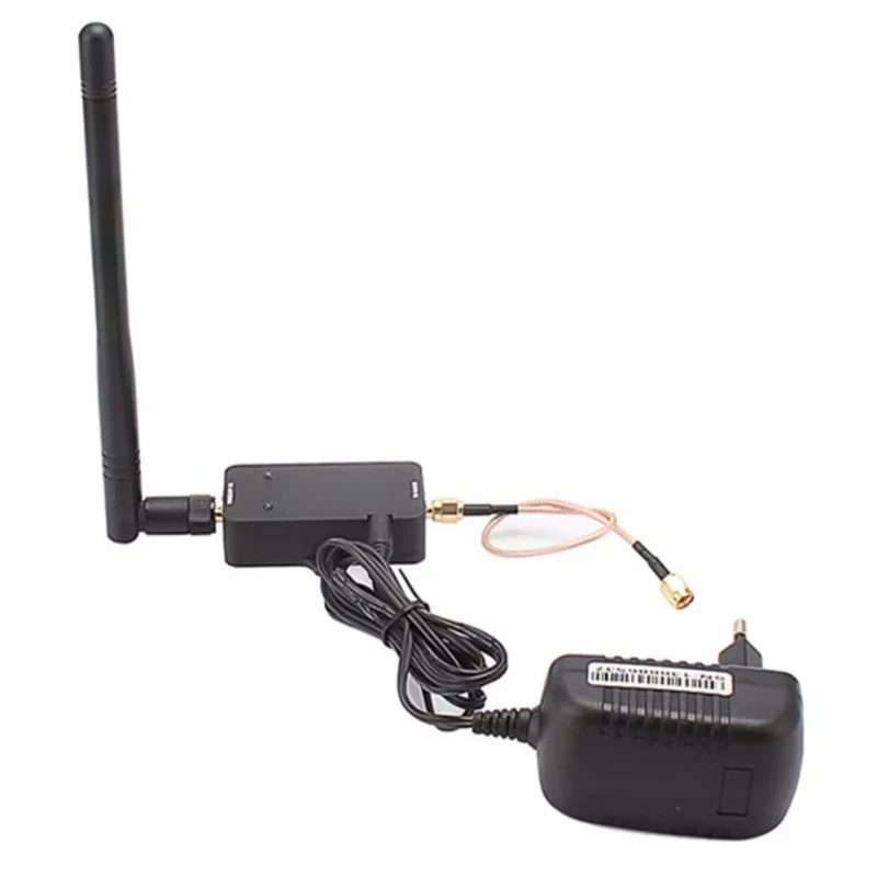 1Set  3W 35dBm 2.4GHz WiFi Signal Booster Range Extender Power Amplifier w Optional EU/US/UK Plugs for RC Model Aircraft