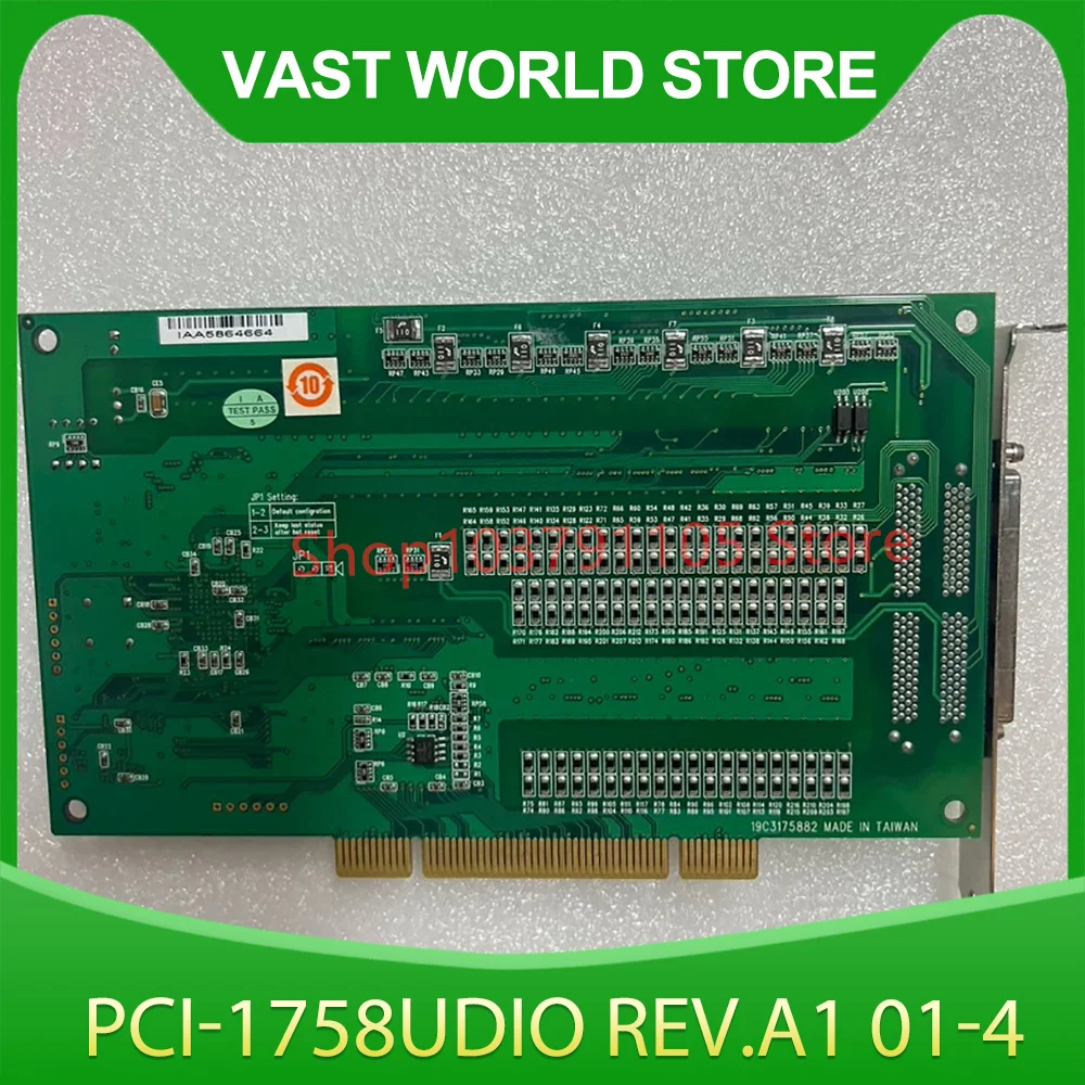 

64-канальная изолированная цифровая карта ввода-вывода PCI-1758UDIO REV.A1 01-4