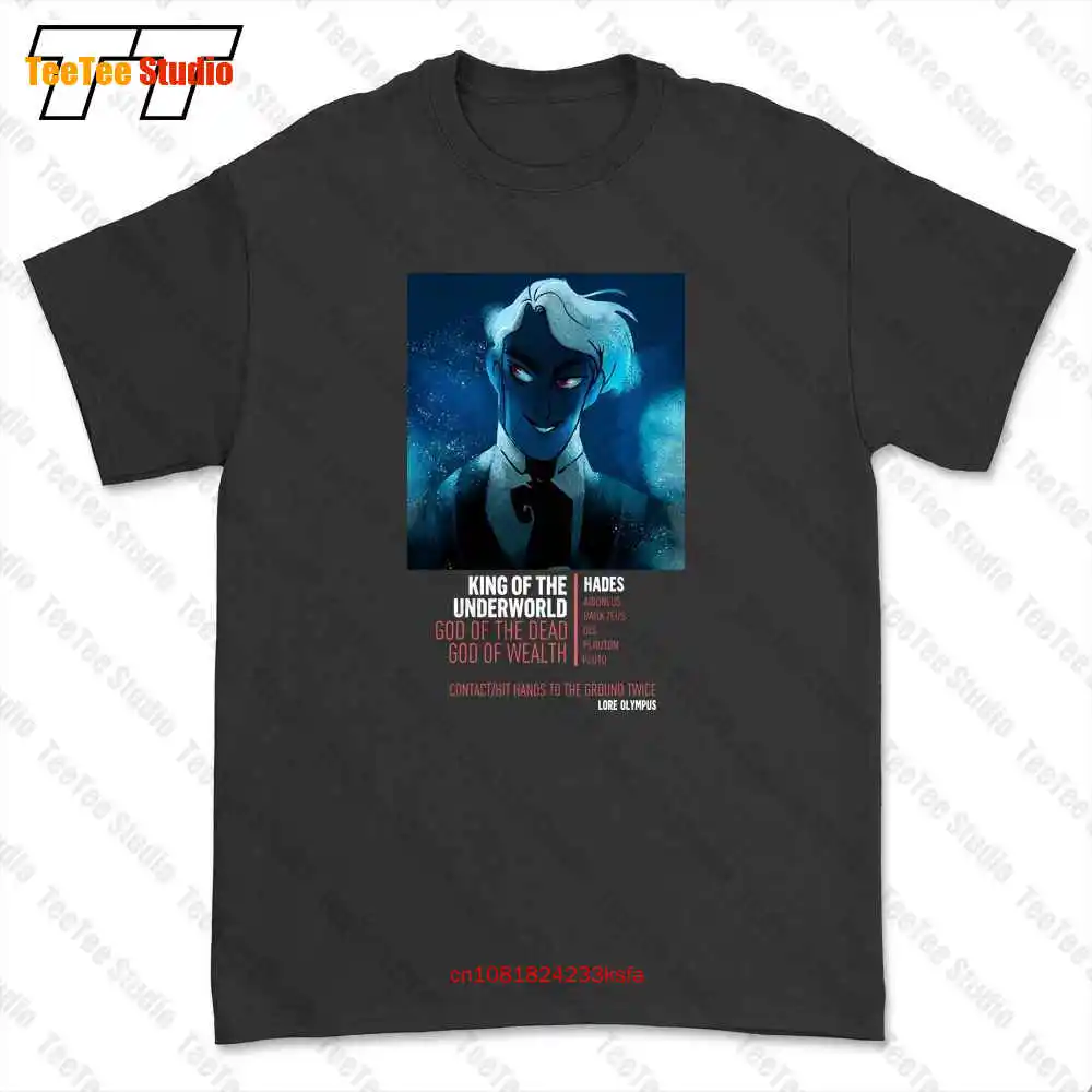 Lore Olympus Hades Business Card T-shirt Tee B0GO