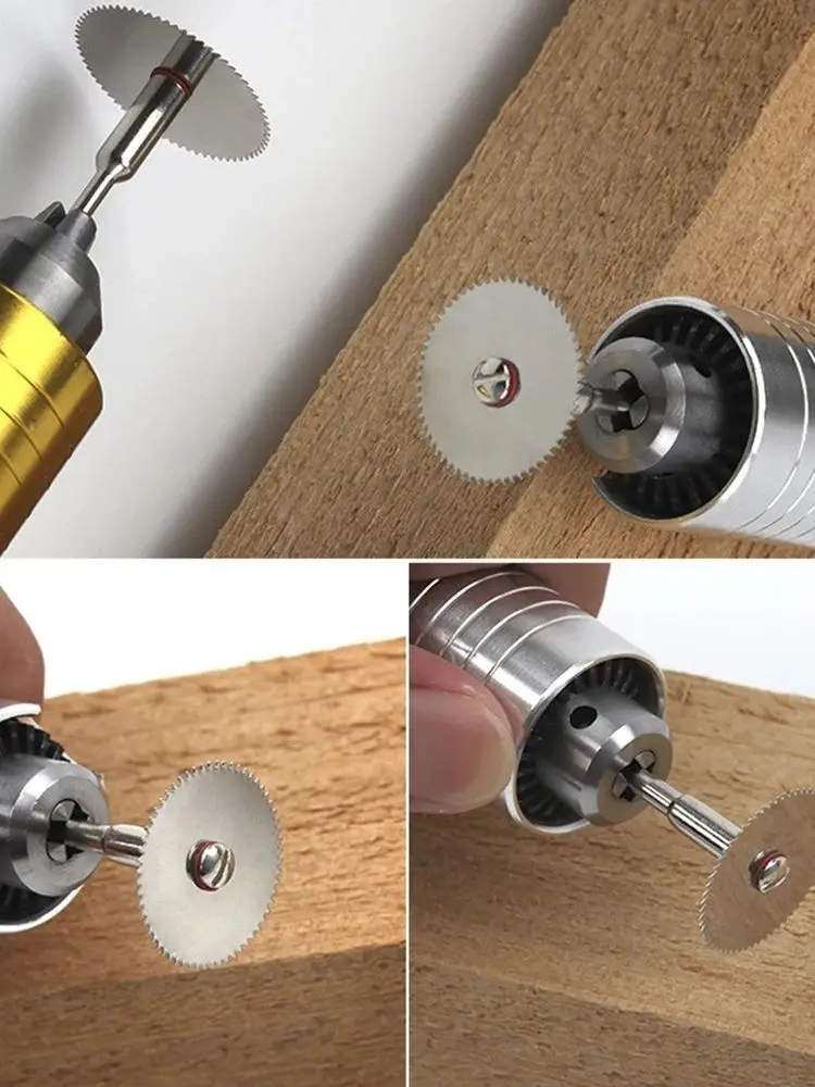 6 stuks Mini Cirkelzaagblad Elektrische Slijpschijf Rotary Tool voor Dremel Metal Cutter Power Tool Hout Doorslijpschijven - afbeelding 2