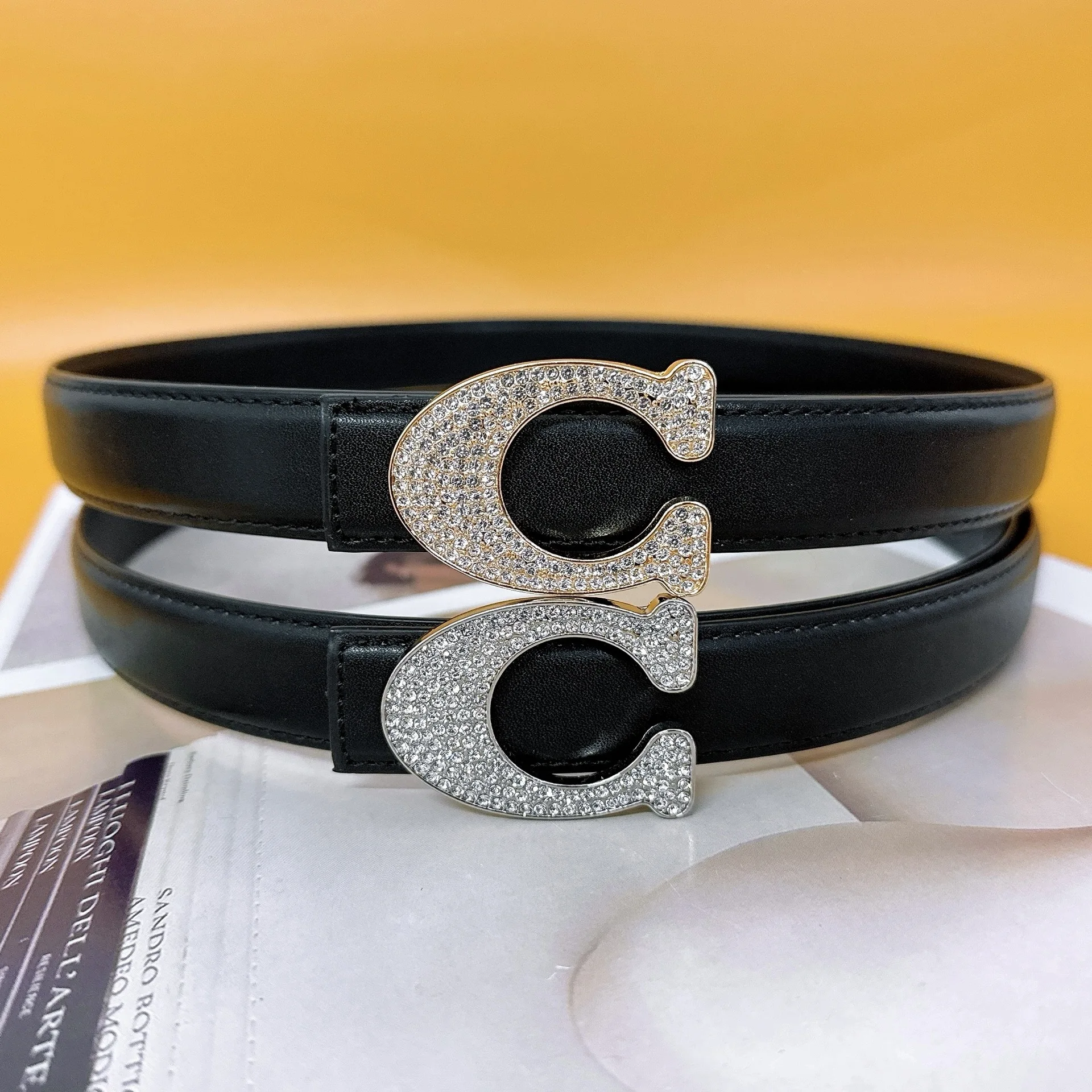 Classic Simple Women's Belt Fashion Plus Size Extended Belt for Dresses and Jeans Korean Style High-End Women's Belt