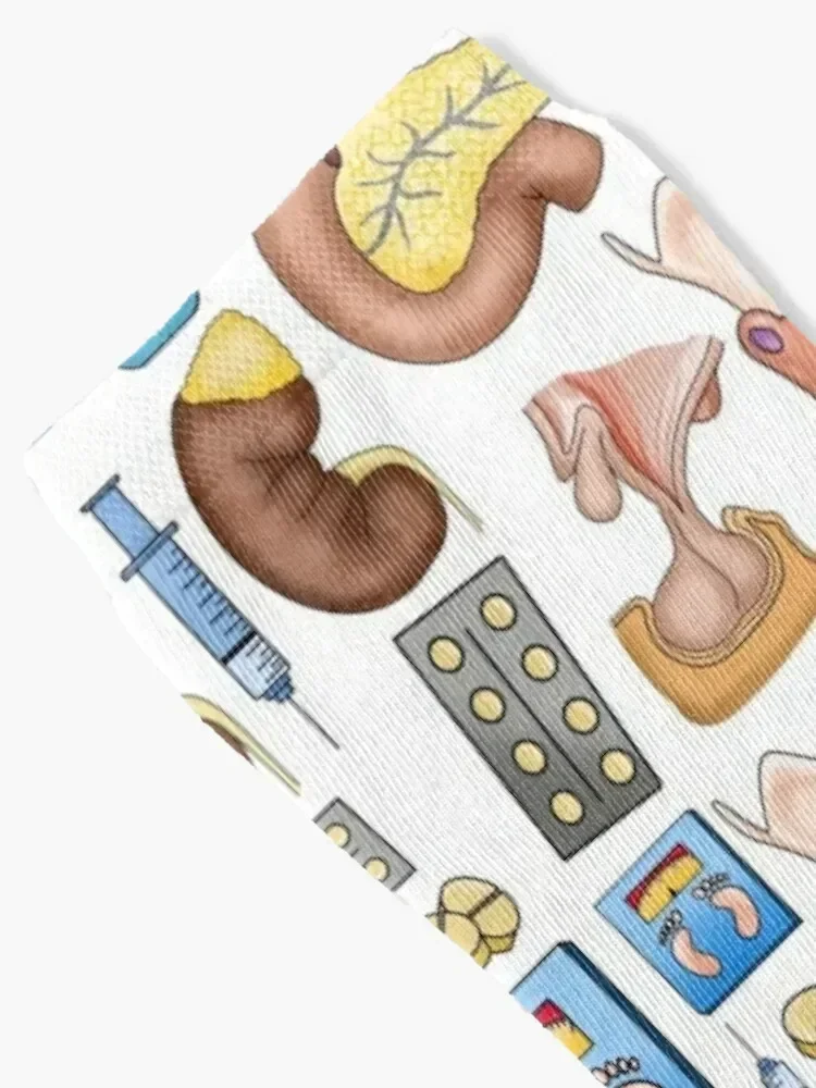 endocrinology Socks kids custom sports tennis anti-slip Socks Male Women's