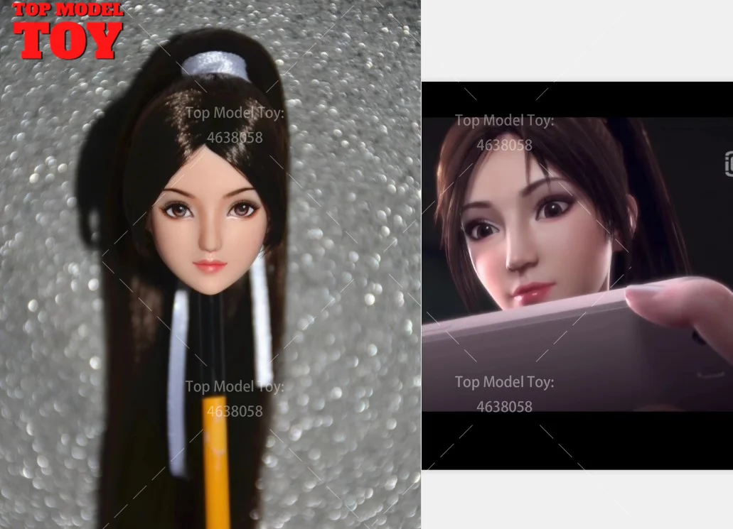 1/6 Scale Customized Obitsu Head Carving Tifa Japanese Anime Characters Model For 12