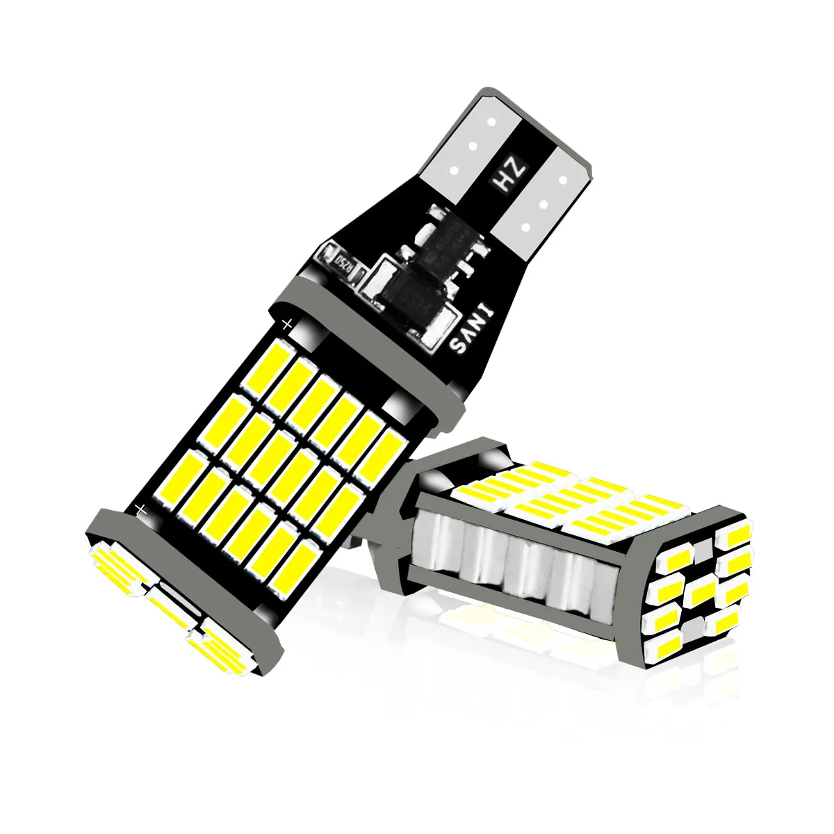 6PCS T15 W16W 921 912 T16 T10 902 LED Bulbs Car Signal Bulbs White for Rear/Tail Turn Signal Reverse Fog Brake Lights