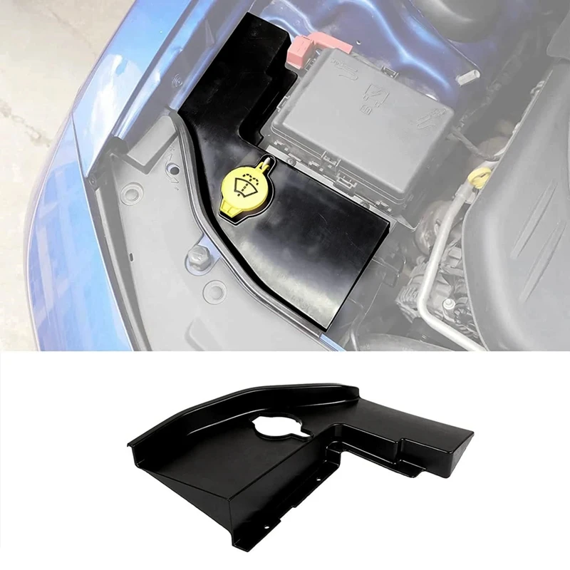 For Dodge Charger 2011-2023 Engine Side Dust Cover Coolant Tank Cover Hood Lock Bolt Cover Windshield Washer Tank Cover