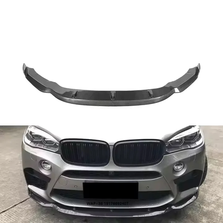 

Carbon Front Lip for X6M F86 Front Bumper Lip Splitter forBMW X Drive Series X5 M X6 M F16 14-18