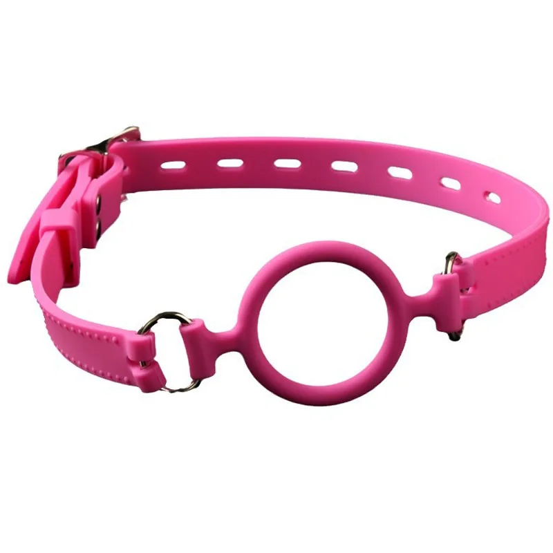 BDSM Bondage Belt Silicone Open Mouth Gag Ring Adult Games Restraints Sex Toys For Couples Women nipple clamps oral mouth gag