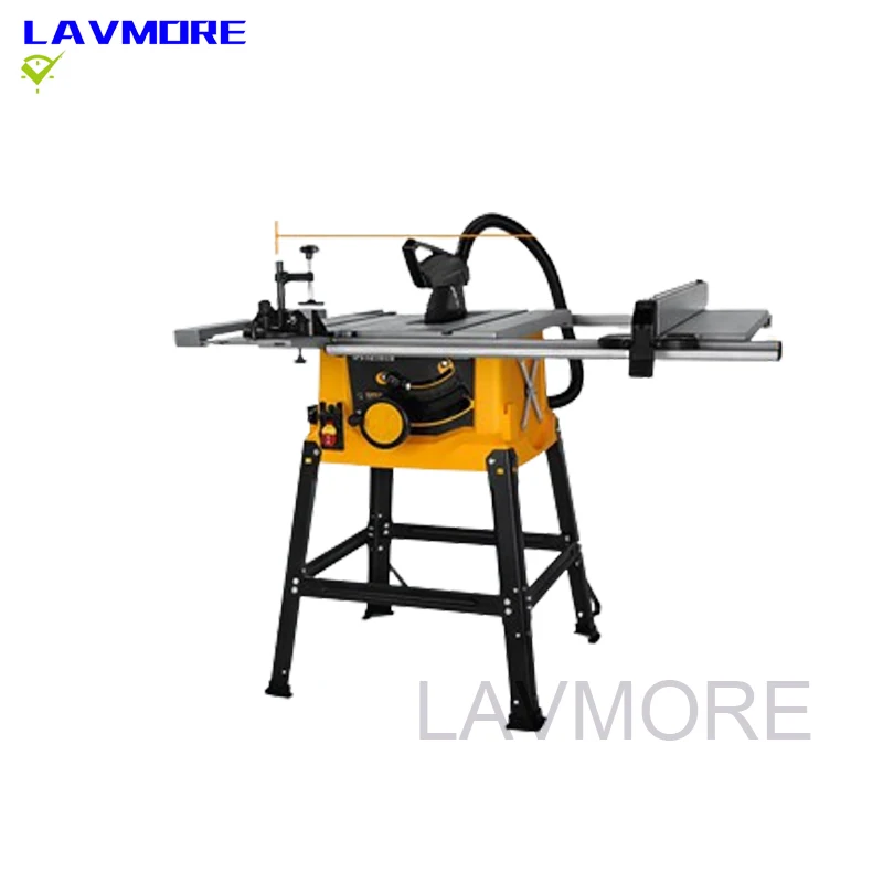 Table Saw 210mm 8 Inch Wood Cutting Saw Dust Free With Extension Table Portable Woodworking Machine For Jobsite