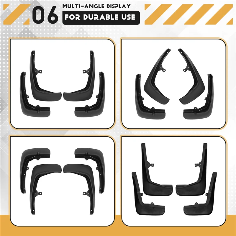 ABTD-Mud Guard الطين اللوحات سبلاش رفرف الحاجز اكسسوارات لاند روفر رينج روفر سبورت 2006 - 2013 #5