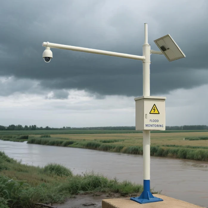 Flood Monitoring System For Agriculture Real Time Alert Sensor Remote Hydrological Early Warning Device For Disaster Prevention