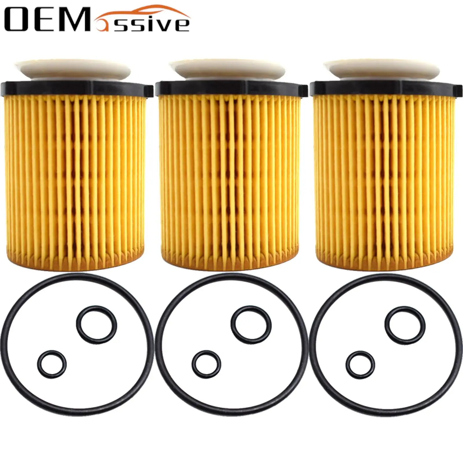 3X Oil Filter For Benz C-Class T-Model S204 S205 C 160/180/200/250/300/350e 2015 - 2021 M274.910 1595CC M274.920 1991CC 1.6 2.0L