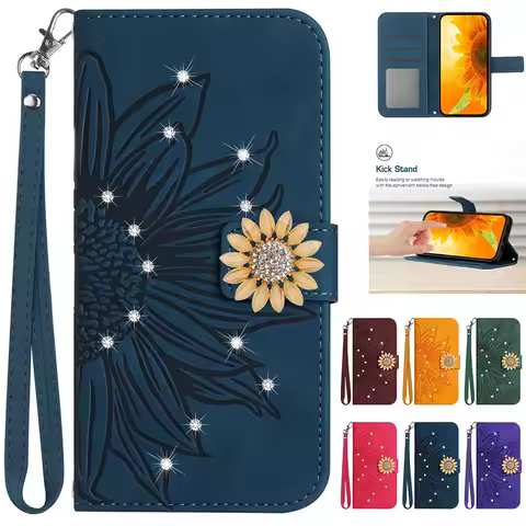 Flash Wallet Flip Case For Samsung Note 20 10 9 8 A21 S A50 A70 A51 A71 A22 A23S A04 A01 A02 A10S A20S A20 E A30 A40 A41 A42