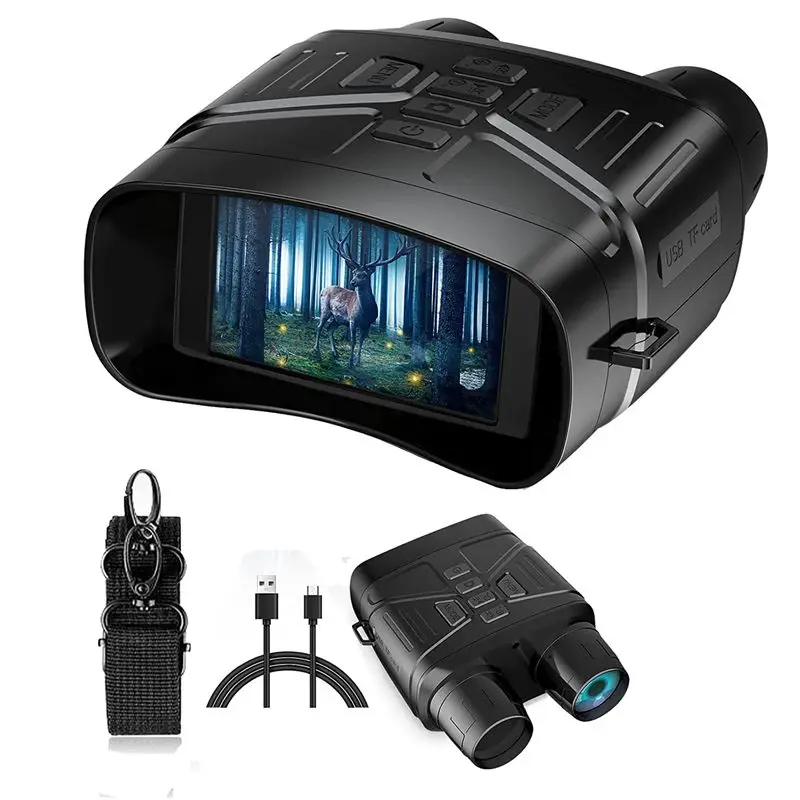 

Новые бинокли ночного видения ABJX NV4000B 4K HD, цифровой телескоп с зумом, очки ночного видения для охоты, кемпинга и наблюдения