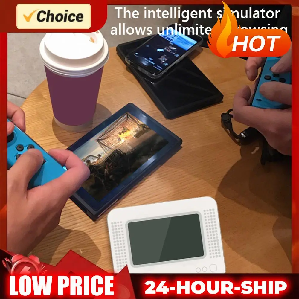 Rechargeable Smart Simulator Lighgtweight Universal Smart Game Simulator Allmiibo Swipe Induction Burner Game Console Accesories