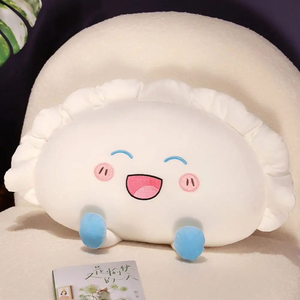 Elaborate Design Stuffed Dumpling Pillow Cartoon Design Dumpling Shape Dumpling Pillow Toy Stuffed Toy Cushion Pillow
