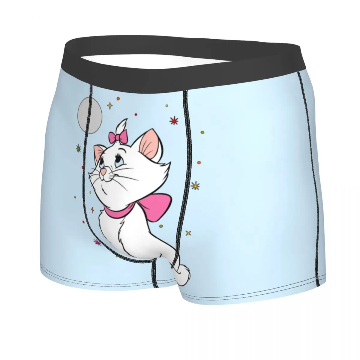 Lady Marie Cat Kitten Boxer Shorts For Homme 3D Print Cartoon Animal Underwear Panties Briefs Soft Underpants