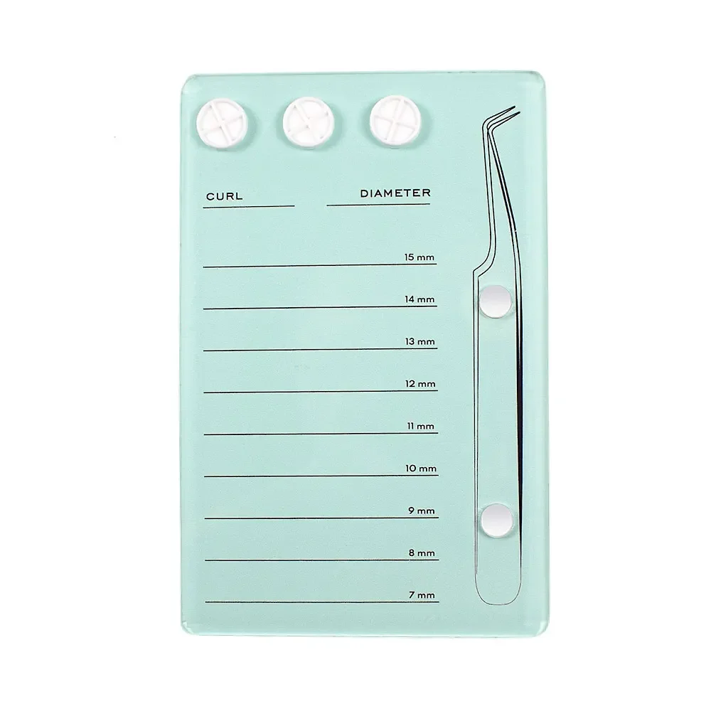 Großhandel 1Pcs Wimpern Halter Wimpern Verlängerung Kleber Palette Acryl Bord für Wimpern Falsche Wimpern Pad Lash Make-Up-Tools – Detail 2