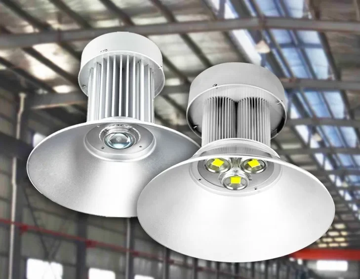 Alumínio LED High Bay Lights, Iluminação Industrial, Workshop Lamp, Pendant Lamp, High Bay Light, SMD3030, 100W, 200W, IP55